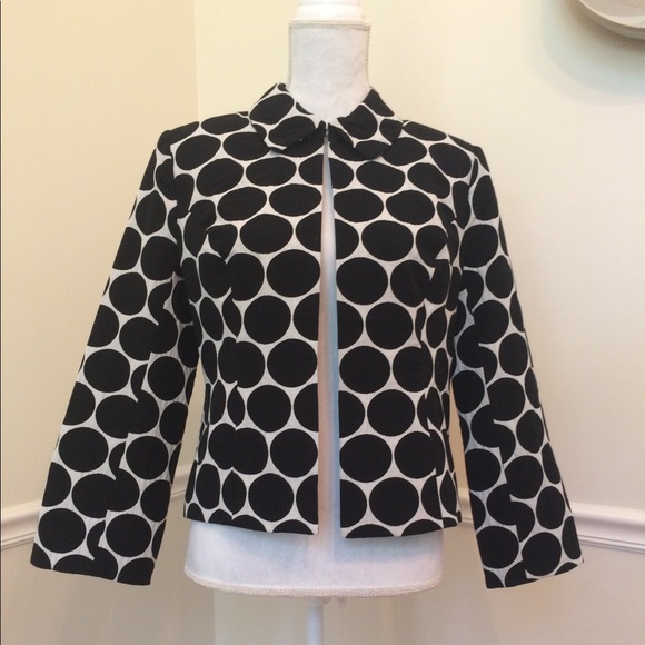 SilkLand Jackets & Blazers - SILKLAND POLKA DOT JACKET  SIZE PM